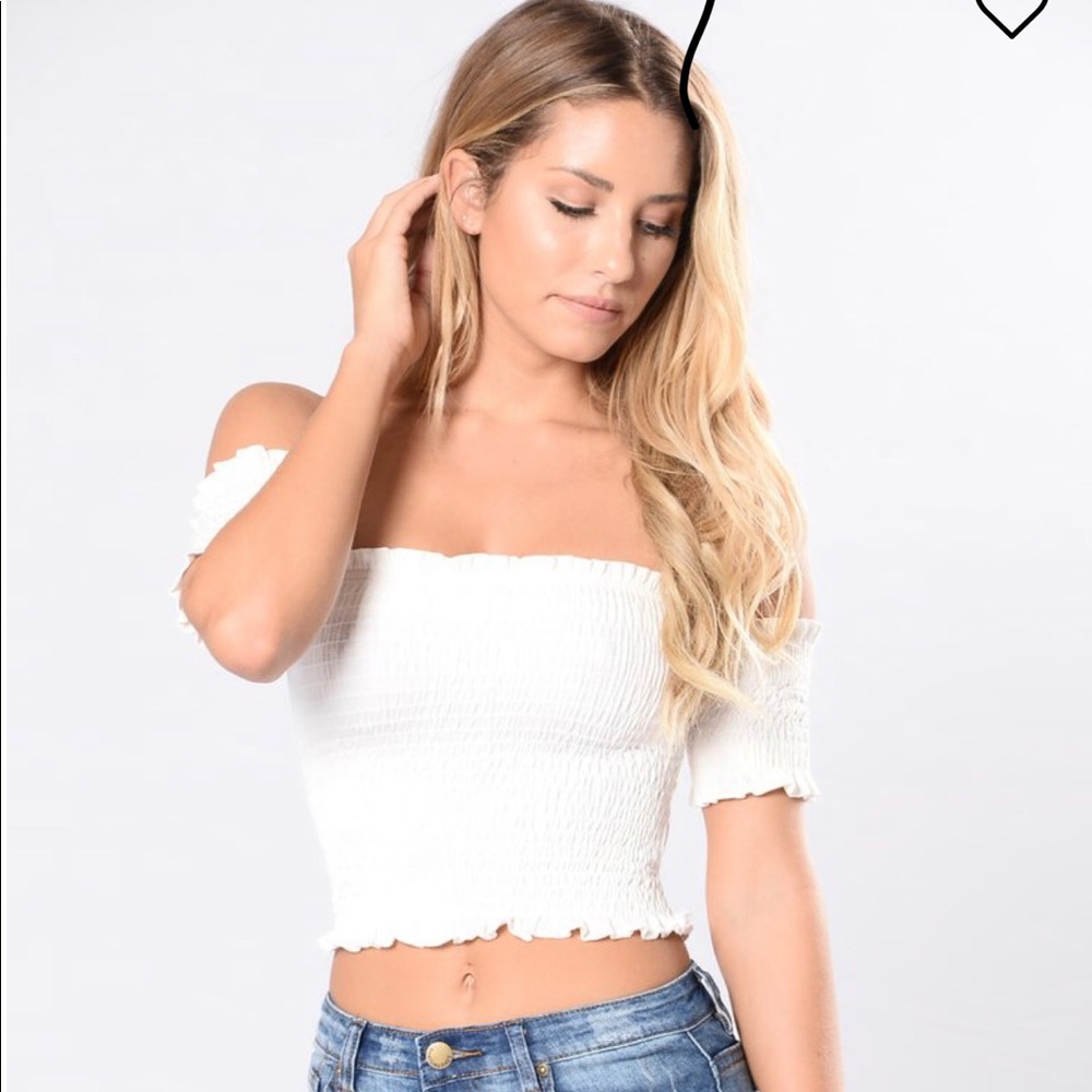 Fashion Nova Off Shoulder Crop top